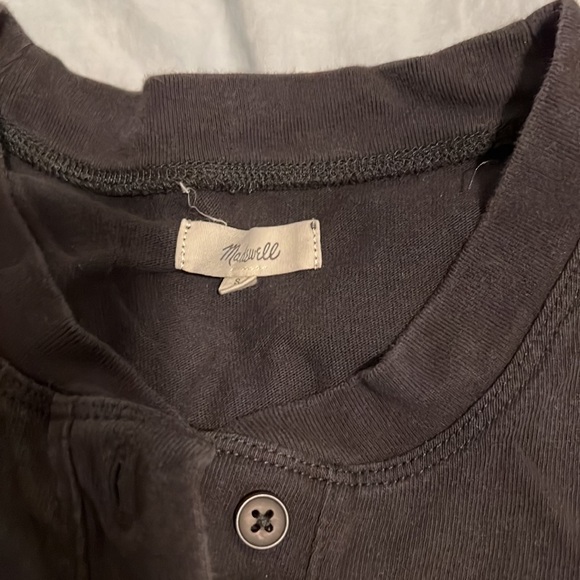 Madewell Short Sleeve Costa Mesa Henley Sz Small - Picture 3 of 4